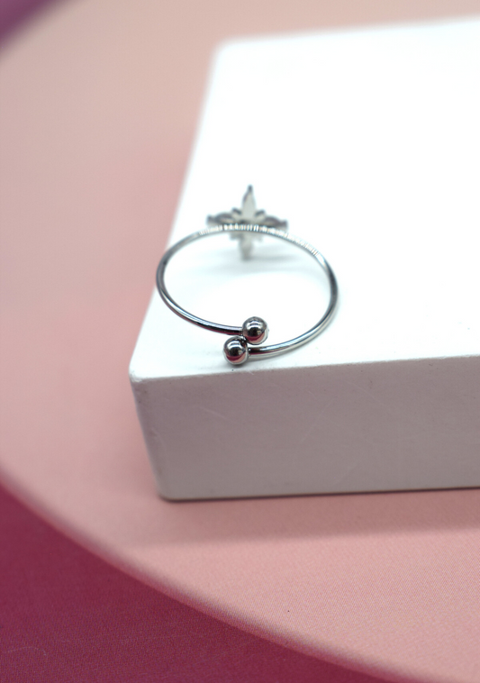 Bague “Étoile de Lumière” - Argent