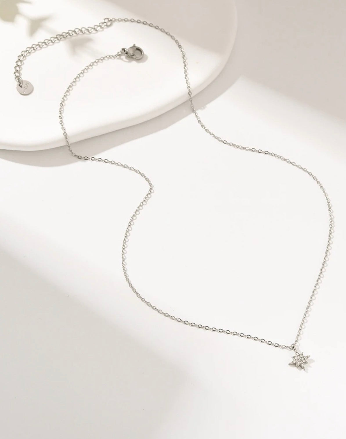 Collier “Éclat Lunaire” - Argenté