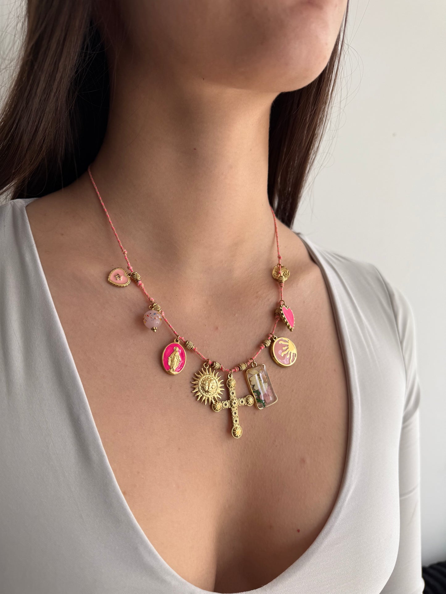 Collier Croix Divine – Acier Inoxydable