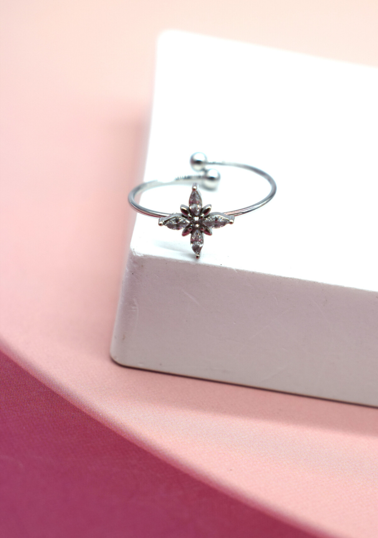 Bague “Étoile de Lumière” - Argent