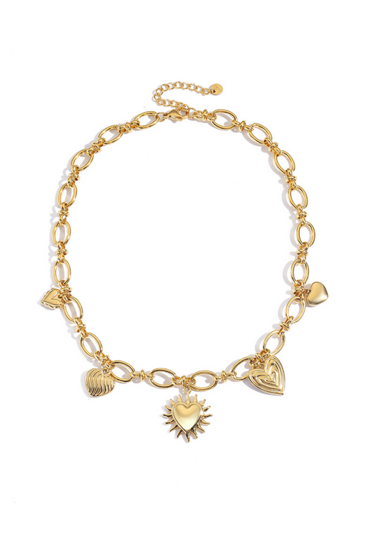 Collier “Cœur Soleil”