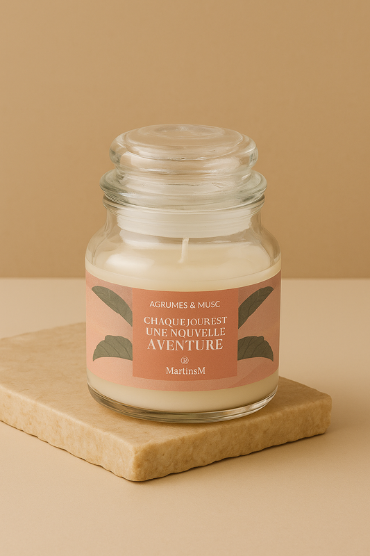 Bougie – Agrumes & Musc