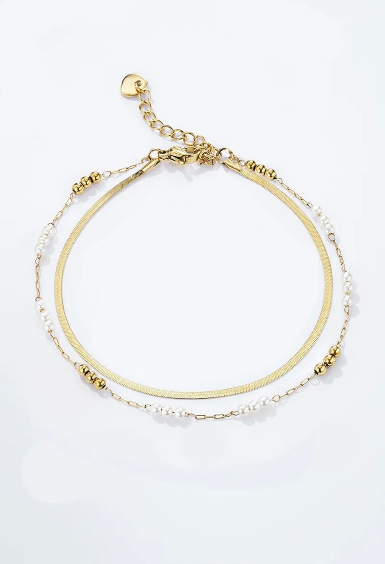 Bracelet Cheville Perla Dorée